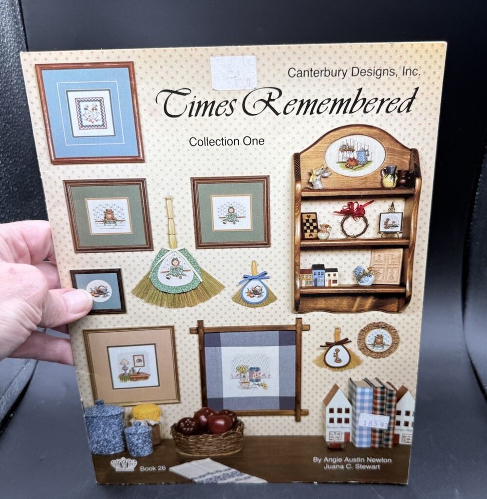 Canterbury Designs Times Remembered Collection One Cross Book 26 Stitch Pattern